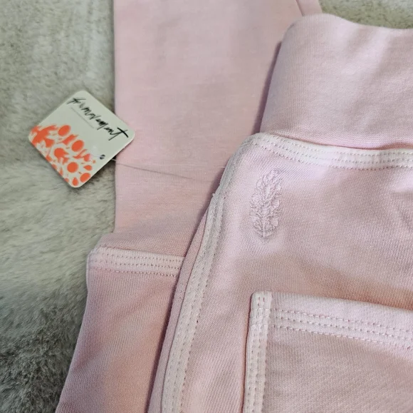 Free People On The Road Pants in Petal Pink - Picture 10 of 16